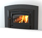 Hearthstone Stoves Green Mountain 90 Wood-Burning Fireplace Insert with Matte Black Finish and Surround