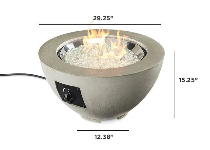 The Outdoor Greatroom Company Cove Round Gas Fire Pit Bowl