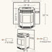 ComfortBilt HP22i Pellet Insert Dimensions