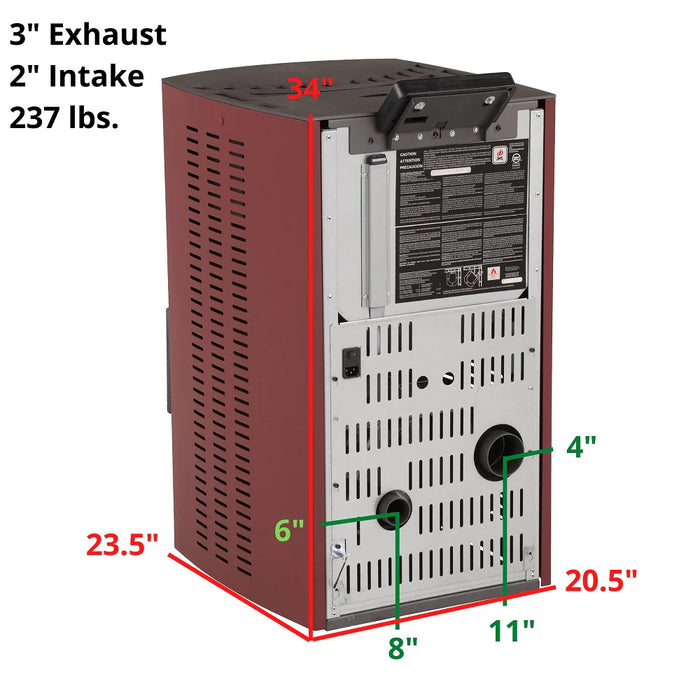 ComfortBilt HP50 Product Dimensions