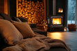 Hearthstone Heritage Wood Stove in Cozy Living Area