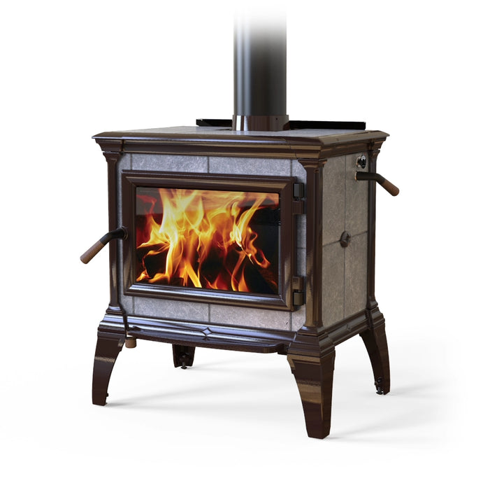 Hearthstone Heritage Wood Stove with Brown Enamel Finish