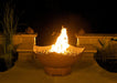 Fire Pit Art Manta Ray outdoor fire pit with iron oxide patina
