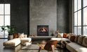 SimpliFire Inception Electric Fireplace with Chateau Front in Modern Living Room