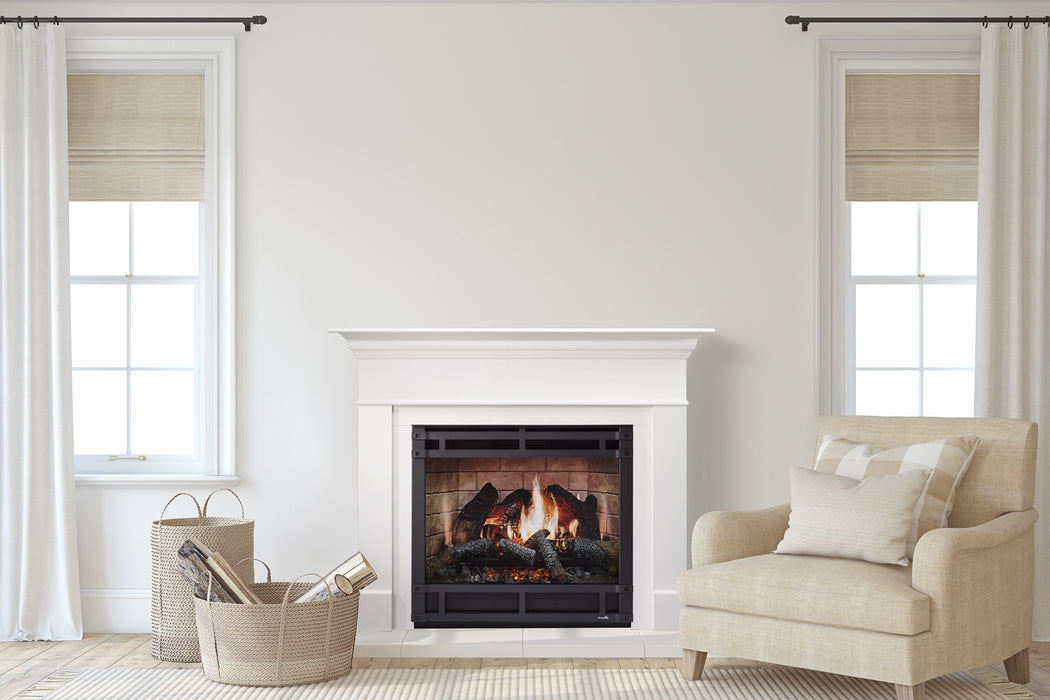 SimpliFire Inception Electric Fireplace with Halston Front