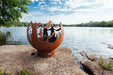Fire Pit Art Mountain Vista outdoor fire pit