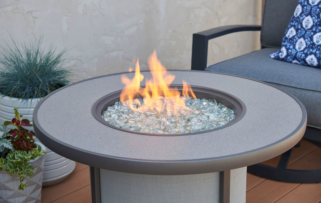 The Outdoor Greatroom Company Stonefire Round Gas Fire Pit Table