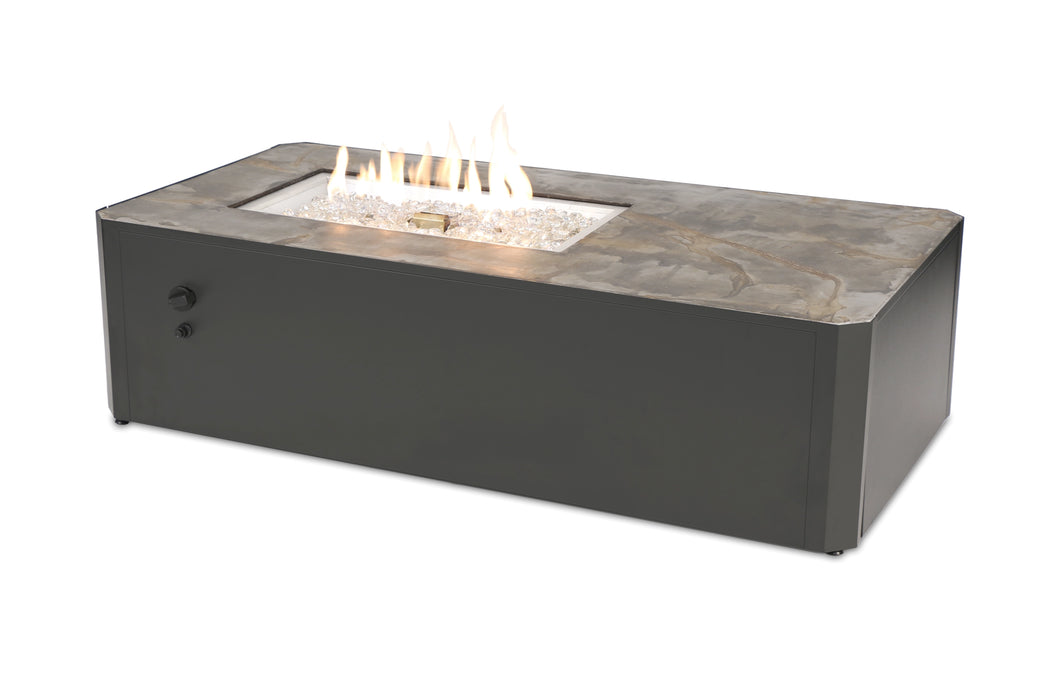 The Outdoor Greatroom Company Kinney Rectangular Gas Fire Pit Table