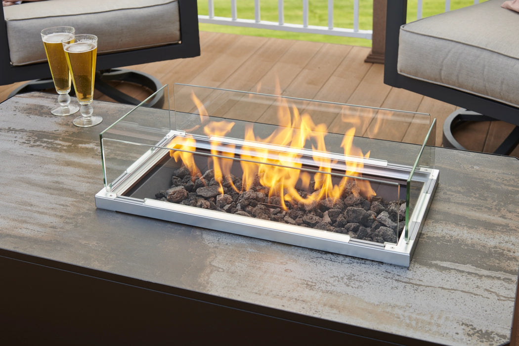 The Outdoor Greatroom Company Kinney Rectangular Gas Fire Pit Table