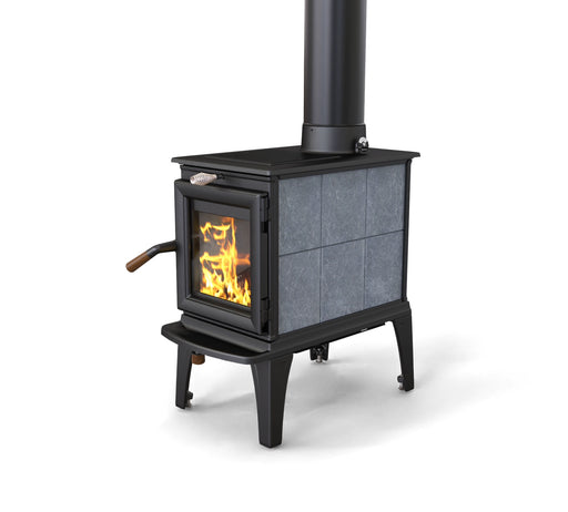 Hearthstone Stoves Lincoln Freestanding Wood Stove with Matte Black Finish