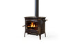 Hearthstone Stoves Manchester Freestanding Wood Stove with Brown Enamel Finish