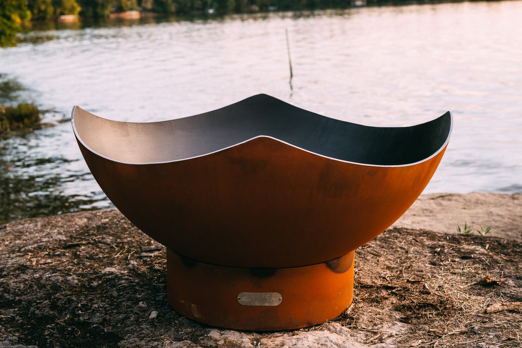 Fire Pit Art Manta Ray outdoor fire pit