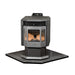 ComfortBilt Pellet Stove Corner Mill Black Hearth Pad with HP22