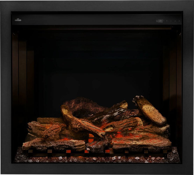 Napoleon Elevation X 36-Inch Built-In Electric Fireplace Turned Off