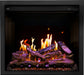 Napoleon Elevation X 36-Inch Built-In Electric Fireplace with Purple Log Effect