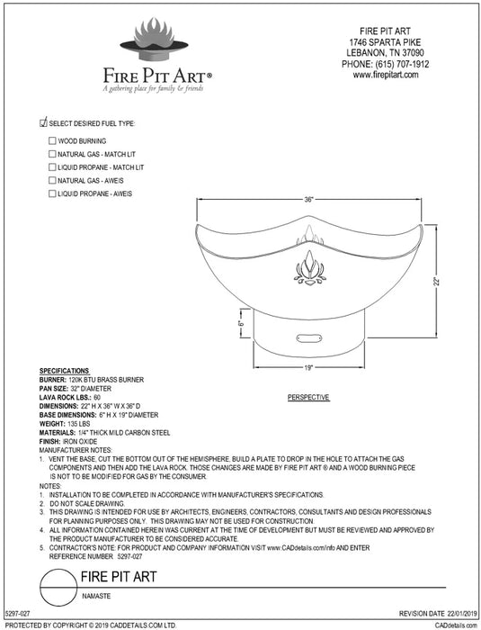 Namaste Fire Pit