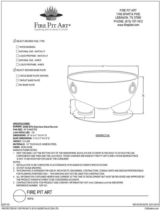 Nepal Fire Pit