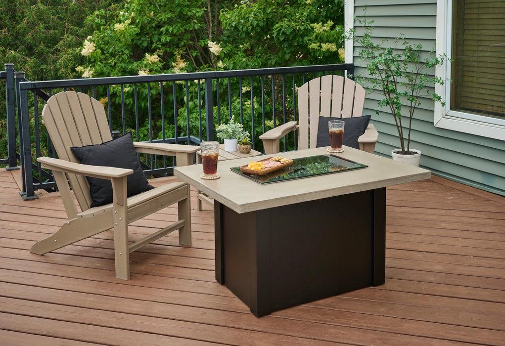 The Outdoor Greatroom Company Havenwood Rectangular Gas Fire Pit Table