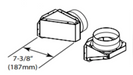 HHT Pioneer II Outside air elbow kit (used to offset outside air starting collar)