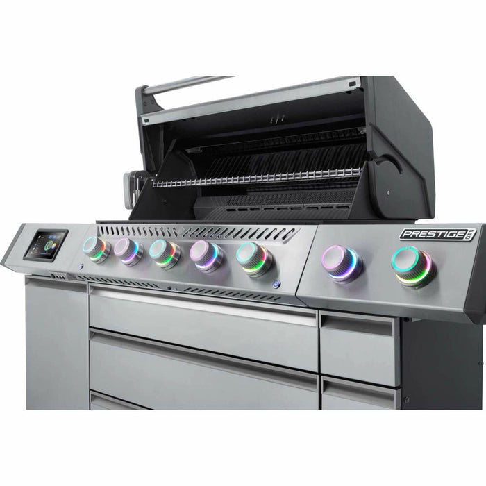 Napoleon Prestige® PRO 665 Elite 5-Burner Gas Grill with SafetyGlow™ Knobs