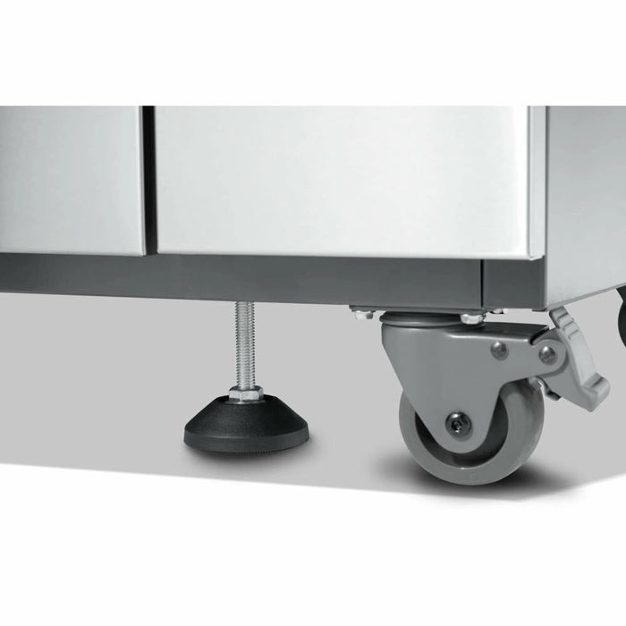Napoleon Prestige® PRO 665 Elite 5-Burner Gas Grill with Powder Coated Grey Caster Wheels