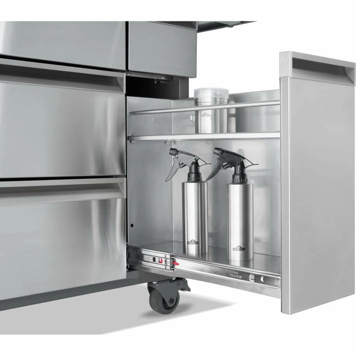 Napoleon Prestige® PRO 665 Elite 5-Burner Gas Grill with Built-In Spice Rack