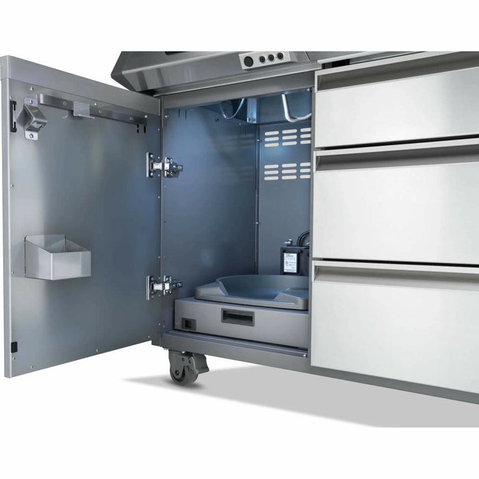 Napoleon Prestige® PRO 665 Elite 5-Burner Gas Grill with LED Cabinet Lighting