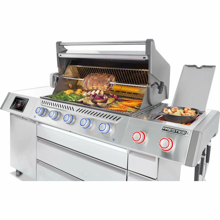 Napoleon Prestige® PRO 665 Elite 5-Burner Gas Grill with Included Rotisserie