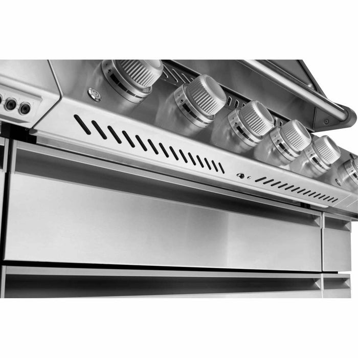 Napoleon Prestige® PRO 665 Elite 5-Burner Gas Grill with Heavy Duty Industrial Stainless Steel Finish