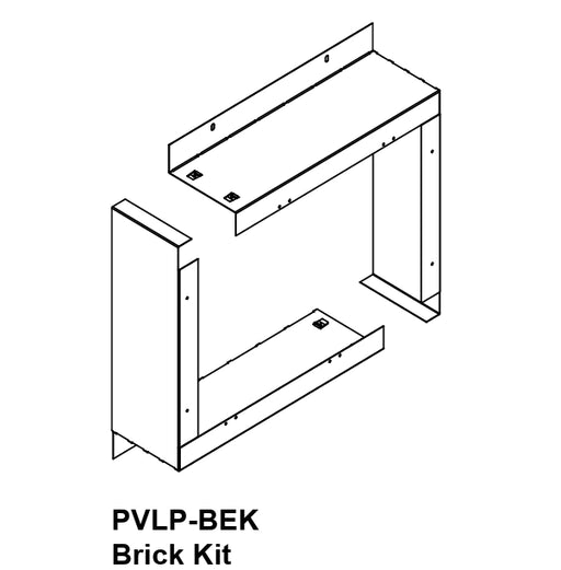 HHT Brick Facing Extension Kit for Lower Profile (PVLP-SLP) Power Vents