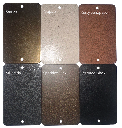 Fire Pit Art powder coating finish options
