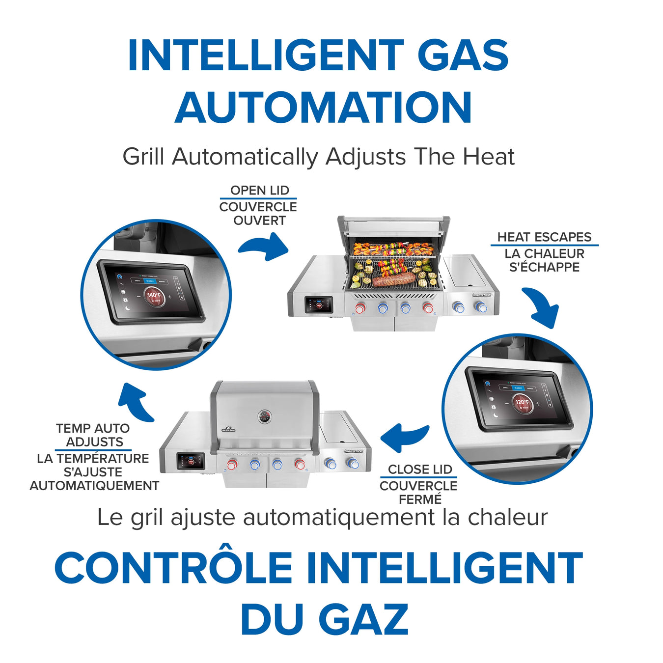 Napoleon Prestige PRO 500 Smart Grill Intelligent Gas Automation