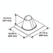 HHT DVP Roof Flashing, 0/12 - 6/12 Roof Pitch | RF6