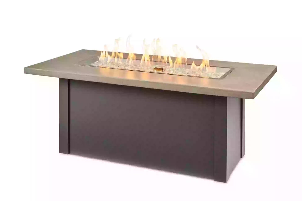 The Outdoor Greatroom Company Havenwood Linear Gas Fire Pit Table