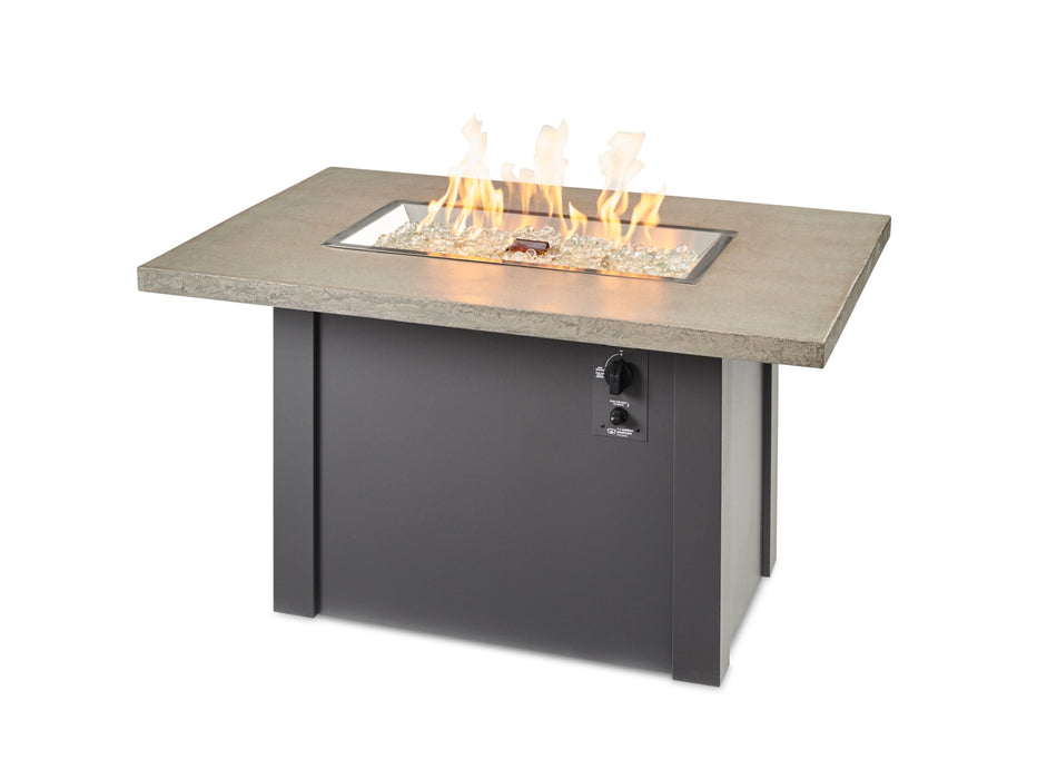 The Outdoor Greatroom Company Havenwood Rectangular Gas Fire Pit Table