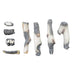 SimpliFire Glowing Birch Log Set for Allusion Edge Linear Electric Fireplace