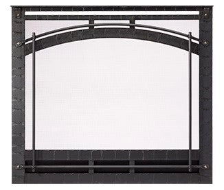 SimpliFire Chateau Forge Front for 36" Inception Electric Fireplace