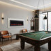 SimpliFire 60" Allusion Slim Electric Fireplace in Game Room
