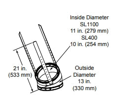 HHT SL400/SL1100 30 Degree Elbow