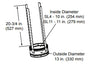 HHT SL4 & SL11 Chimney Stabilizer/Support Section