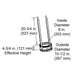 HHT SL300 6" (200mm) Flue Support Section