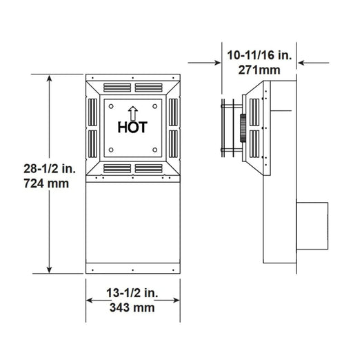 HHT SLP SL Snorkel Cap Dimensions