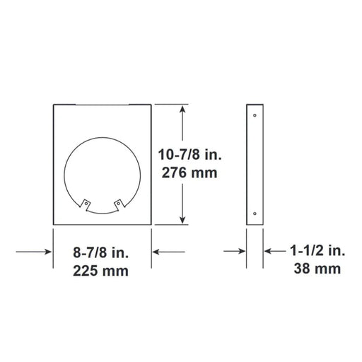 HHT SLP Horizontal Vent Support Hanger