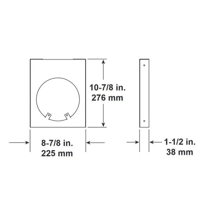 HHT SLP Horizontal Vent Support Hanger