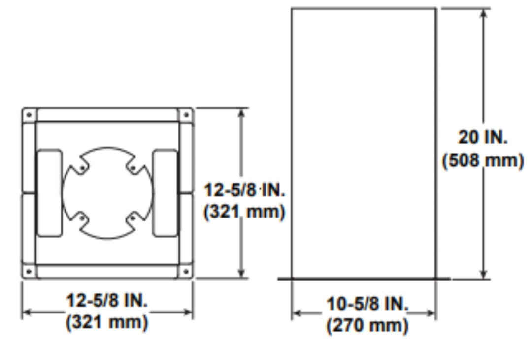 HHT Roof Deck Underside Insulation Shield for SLP Vent Pipe Penetrations