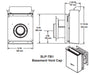 HHT SLP Horizontal Snorkel Termination for Basement Installations