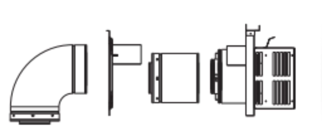HHT Top Vent Horizontal Termination Kit for SLP Venting Components