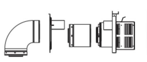 HHT Top Vent Horizontal Termination Kit for SLP Venting Components