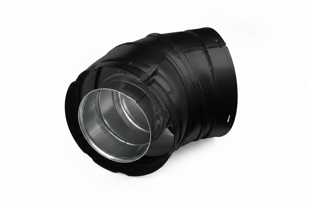 HHT SLP (Secure Lock Plus) 45-Degree Elbow - Black