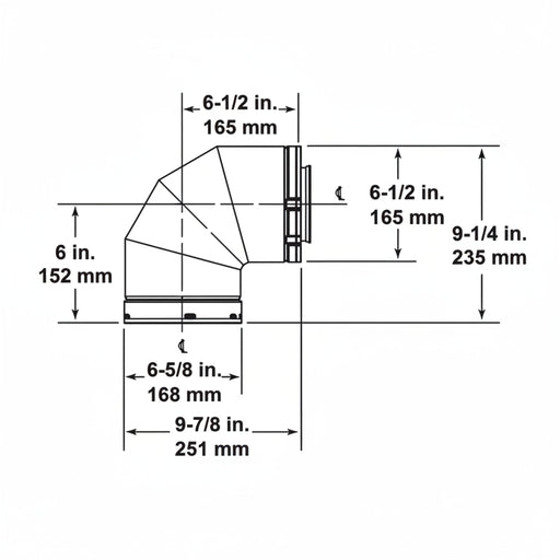 HHT SLP 90-Degree Elbow